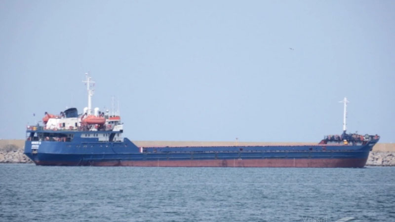 İrana məxsus gəmi Xəzər dənizində qəzaya uğradı