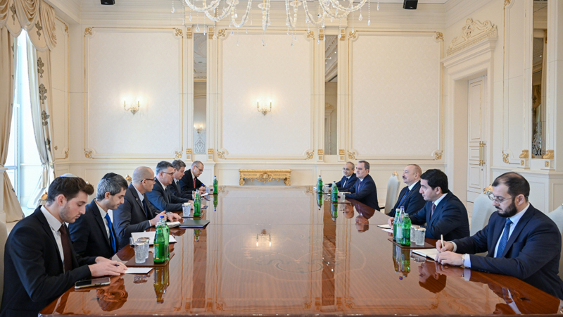 Prezident İsrailin xarici işlər nazirini qəbul etdi (FOTO)