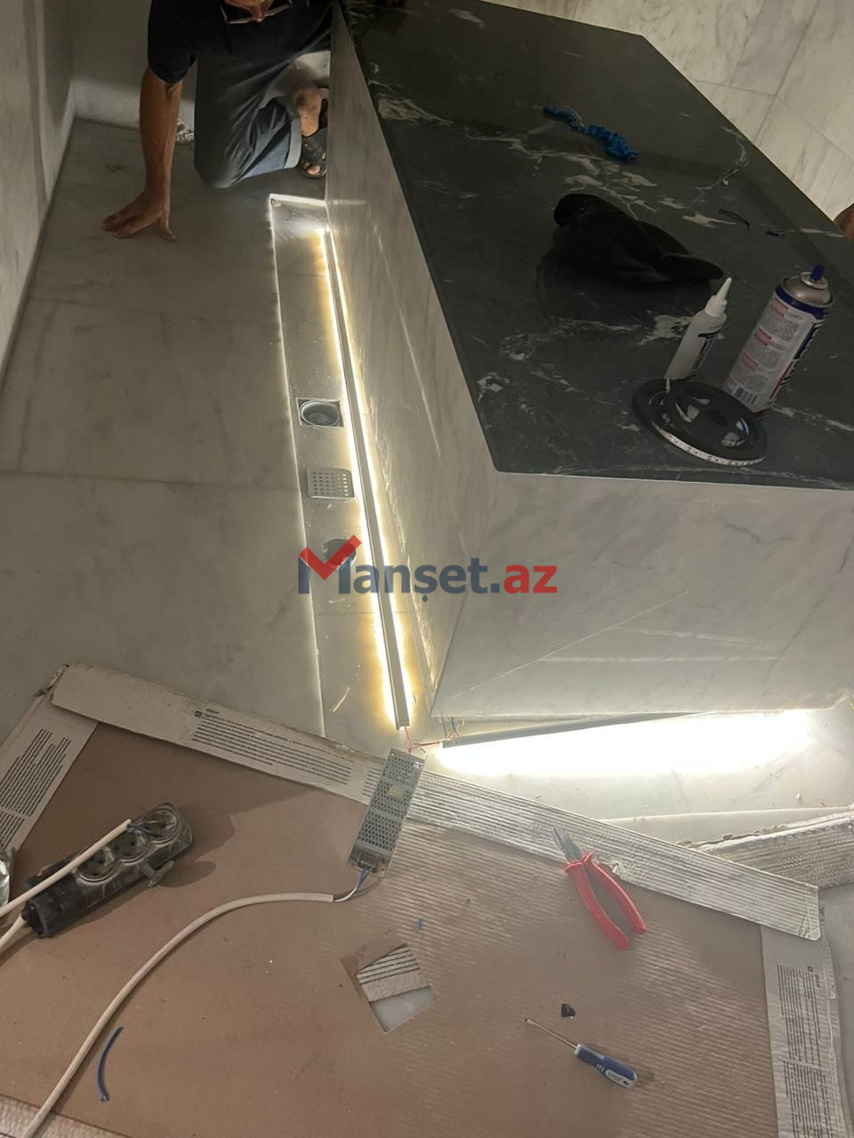 Rauf Həbibov lüks sauna tikdirib fəhlələrin pulunu vermir? (FOTO)