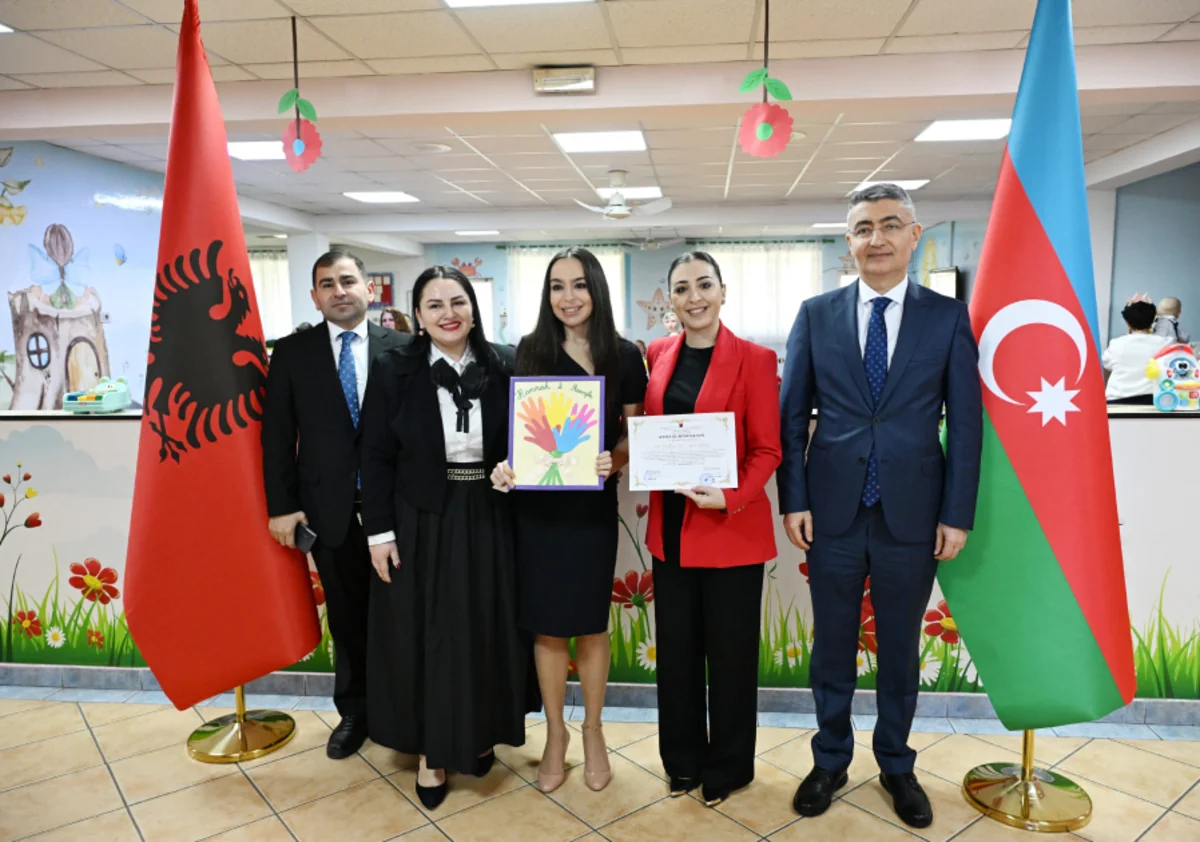 Leyla Əliyeva Tiranada uşaq evi və xəstəxana mərkəzini ziyarət etdi (FOTO)