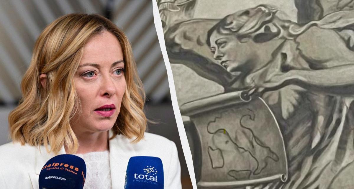 Roma kilsəsində Meloniyə bənzəyən mələk tapıldı (FOTO)