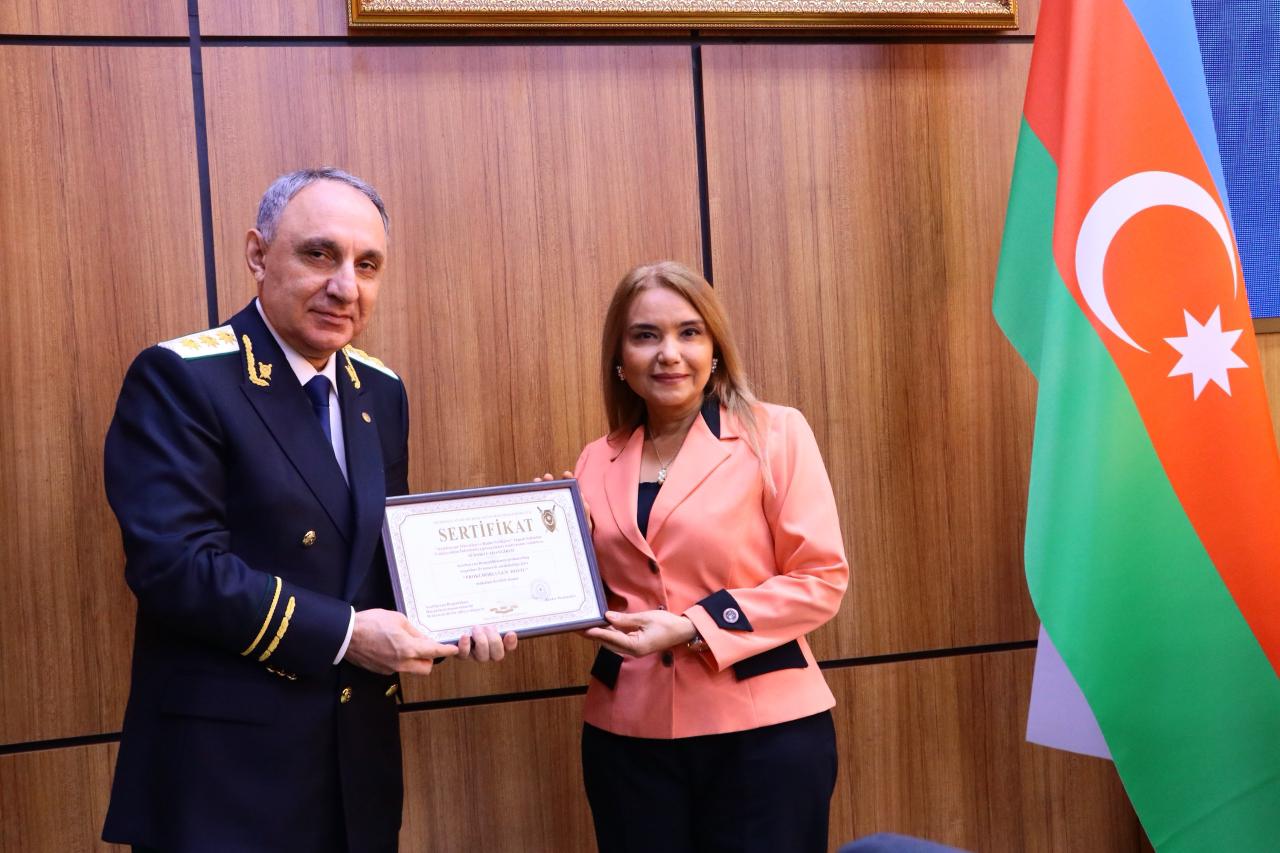 Prokurorluq əməkdaşlarına və media qurumlarına mükafatlar təqdim olundu (FOTO)