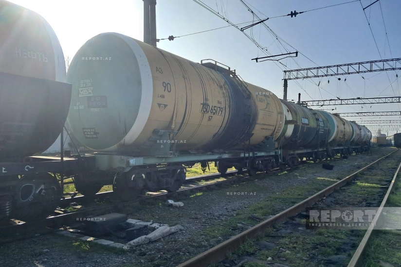 Ermənistana göndərilən Rusiya taxılı Bakıdan yola düşdü (FOTO)