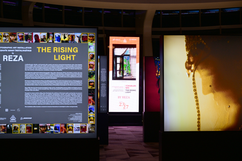 Leyla Əliyeva Deqatinin sərgisində (FOTO)