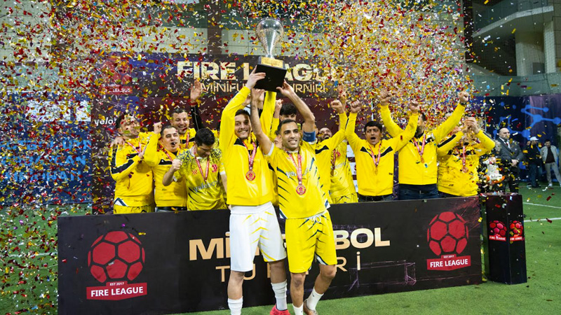 Yelo Bank banklararası mini-futbol liqasının çempionu olub