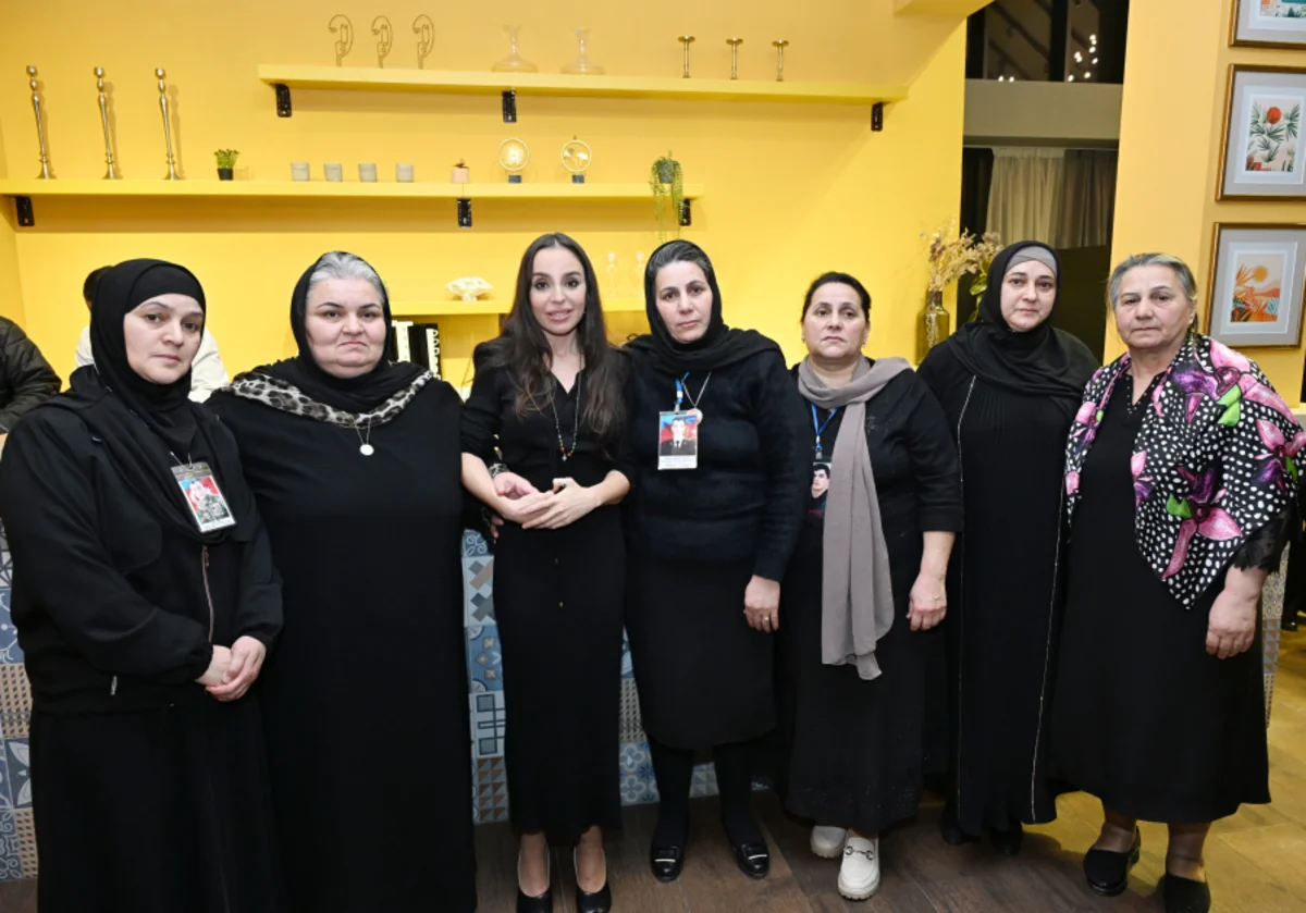 Leyla Əliyeva Qubada iftar məclisində iştirak etdi (FOTO)