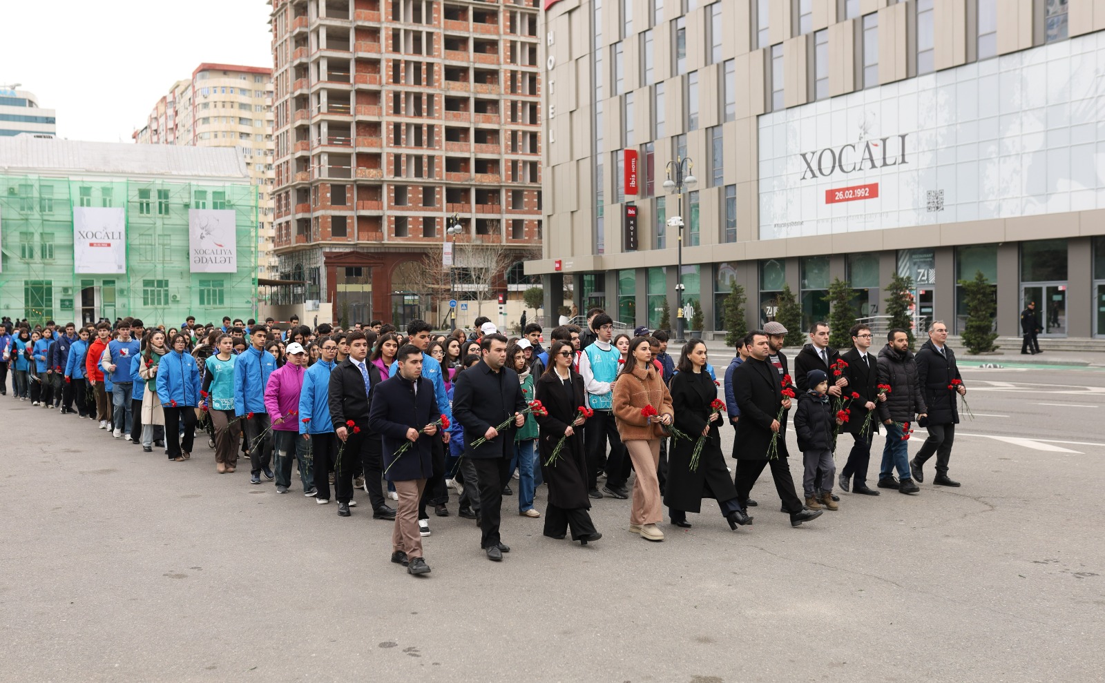 Azərbaycan Könüllüləri Xocalı soyqırımının qurbanlarının əziz xatirəsini yad edib (FOTO)