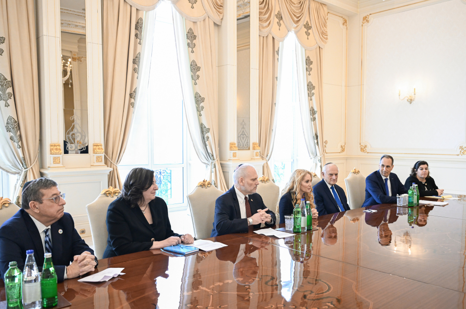 Prezident daha bir qəbul keçirdi (FOTO)