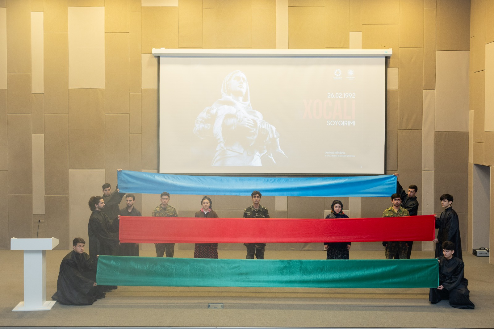 Azərbaycan Könüllüləri Xocalı soyqırımının qurbanlarının əziz xatirəsini yad edib (FOTO)