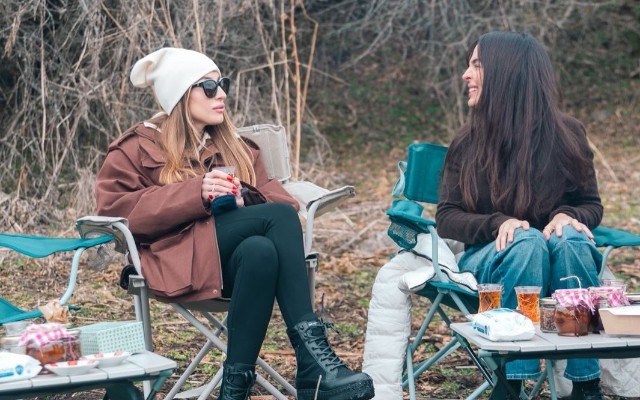 Prezidentin qızı və gəlini Göygöl Milli Parkında (FOTOLAR)