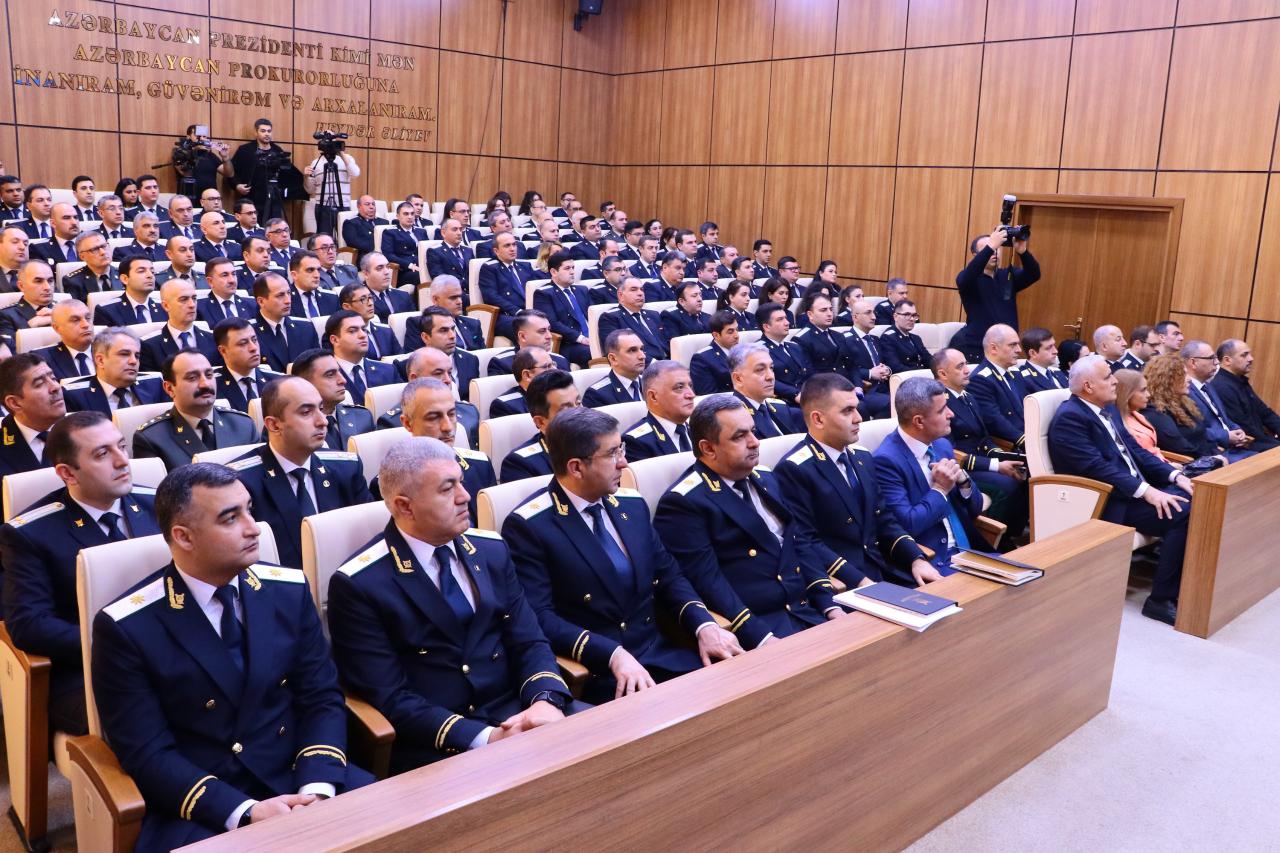 Prokurorluq əməkdaşlarına və media qurumlarına mükafatlar təqdim olundu (FOTO)