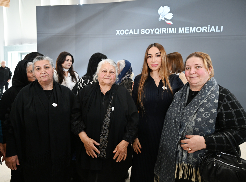 Prezident və birinci xanım Xocalı Soyqırımı Memorialının açılışında iştirak etdi (YENİLƏNİB)