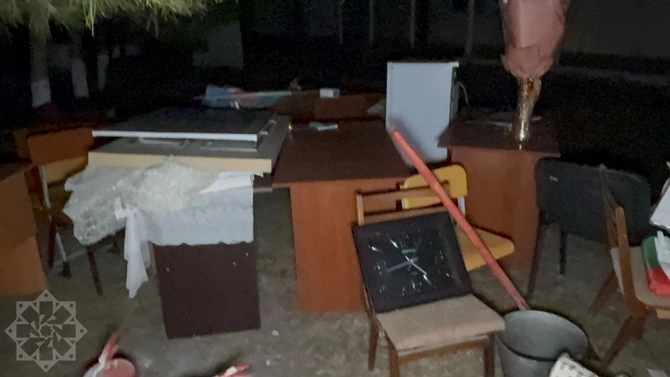 Ucarda məktəbdə yanğın oldu (FOTO)