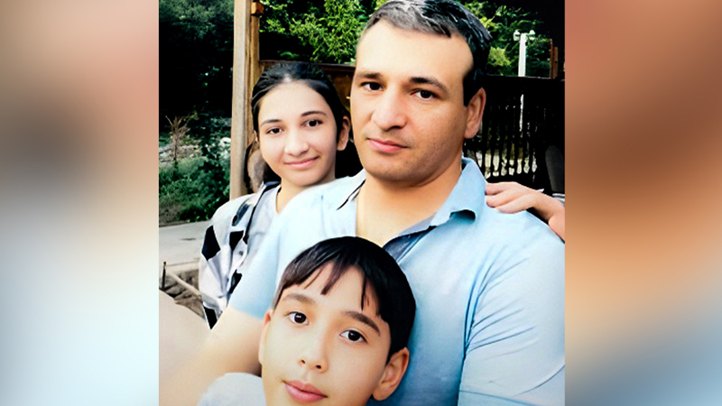 Polad Həşimovun övladları ilə son fotosu