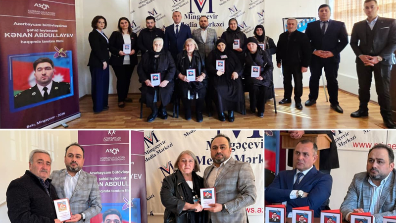 ASGA Şəhid Kənan Abdullayev haqqında tanıtım filmini təqdim etdi (FOTO)