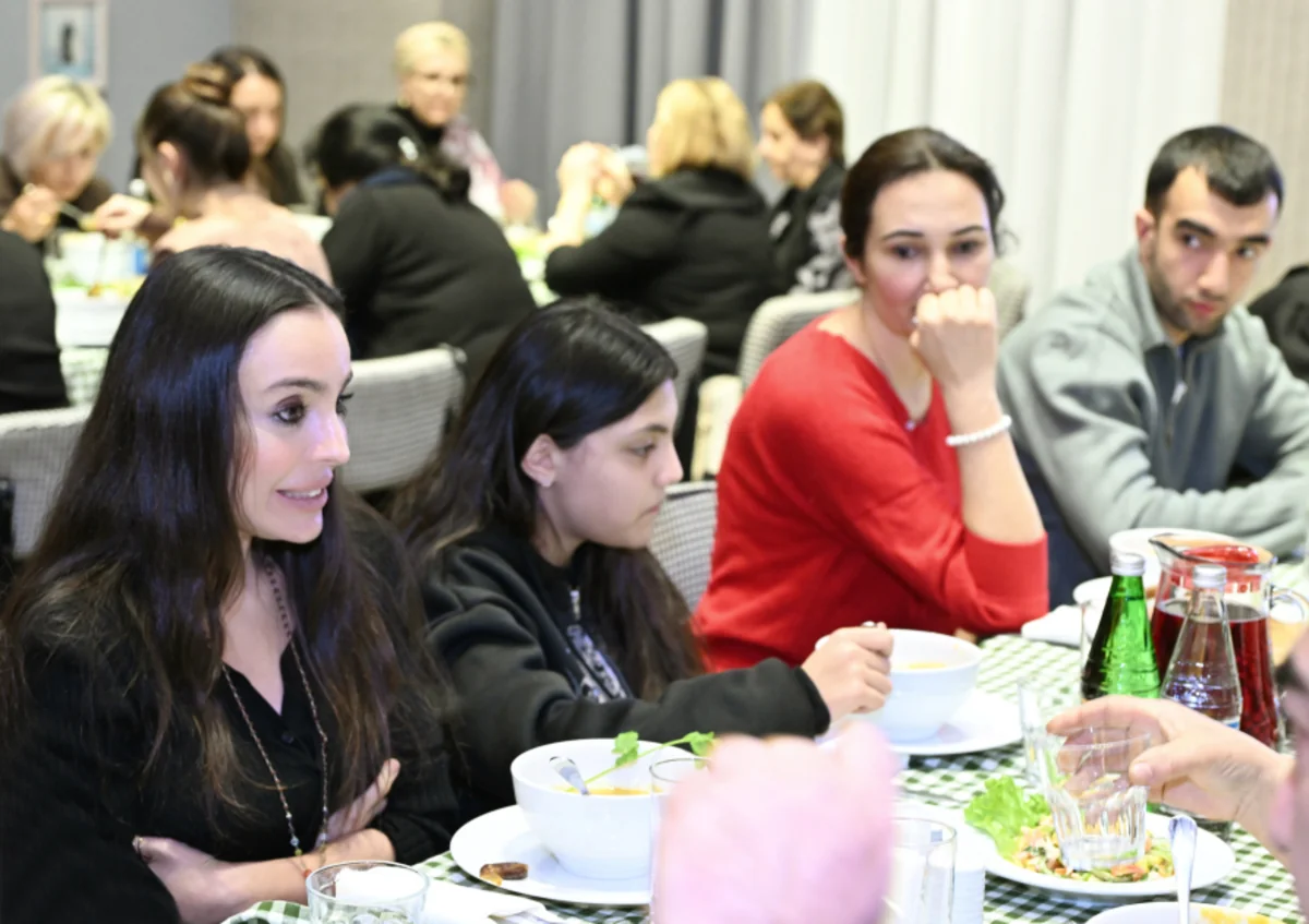 Leyla Əliyeva Qubada iftar məclisində iştirak etdi (FOTO)