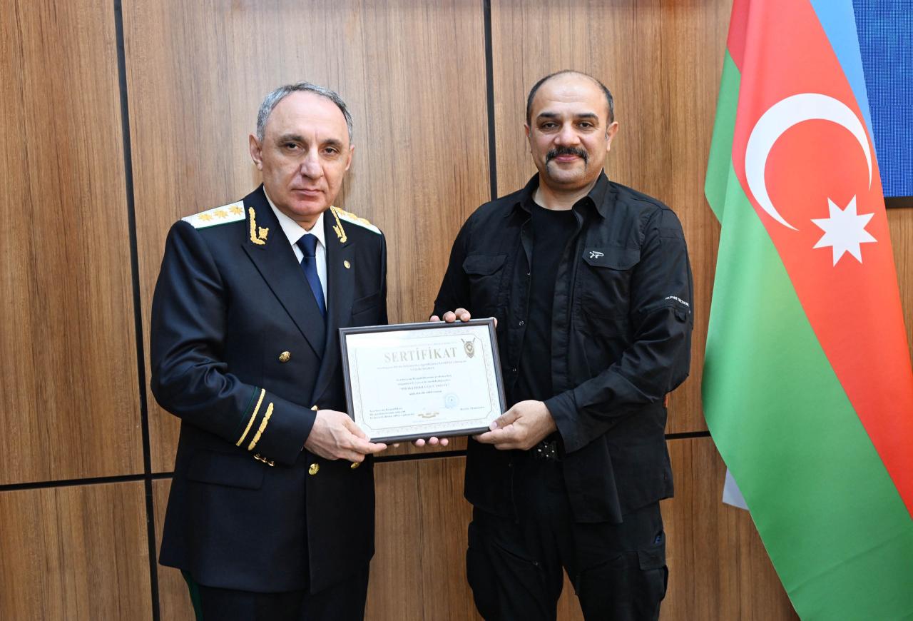 Prokurorluq əməkdaşlarına və media qurumlarına mükafatlar təqdim olundu (FOTO)