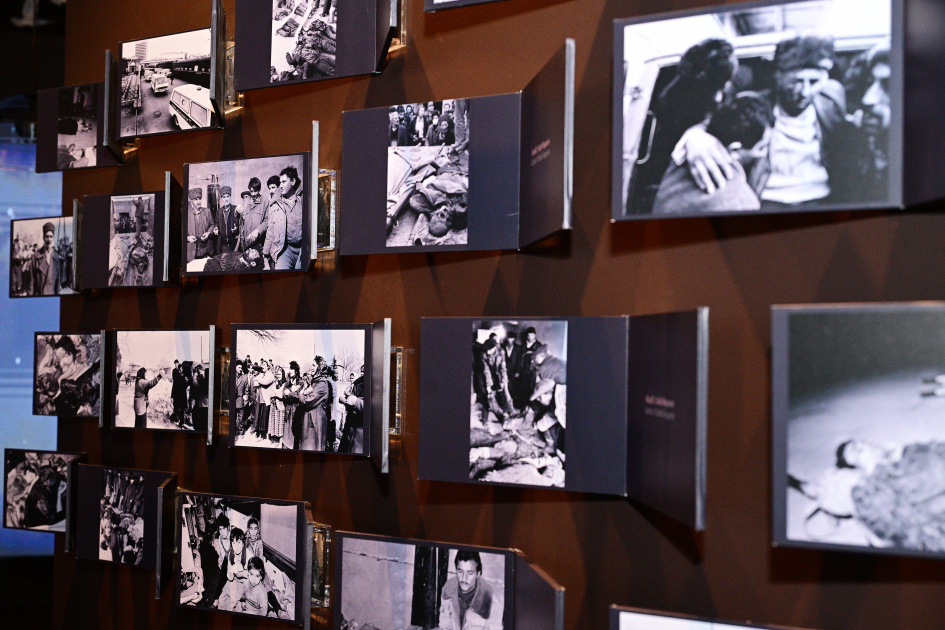 Prezident və birinci xanım Xocalı Soyqırımı Memorialının açılışında iştirak etdi (YENİLƏNİB)