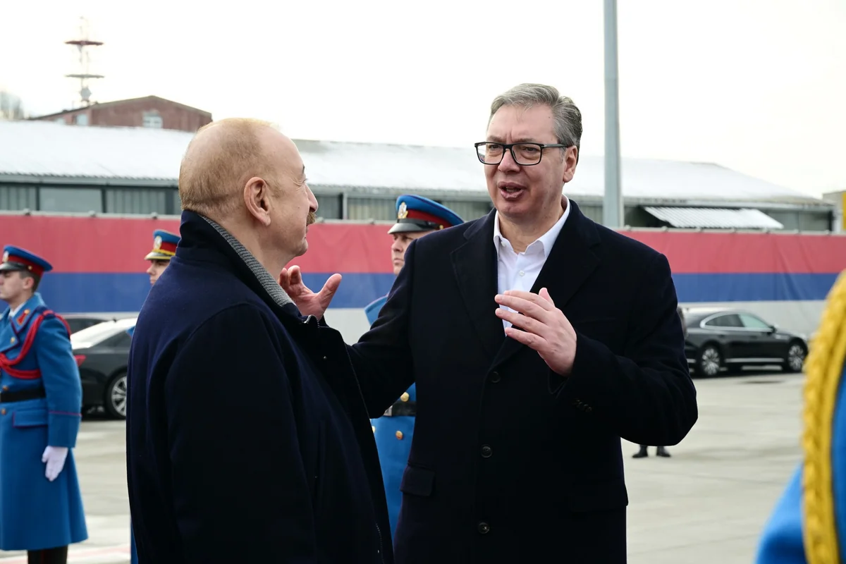 Prezidentin Serbiyaya səfəri başa çatdı (FOTO)