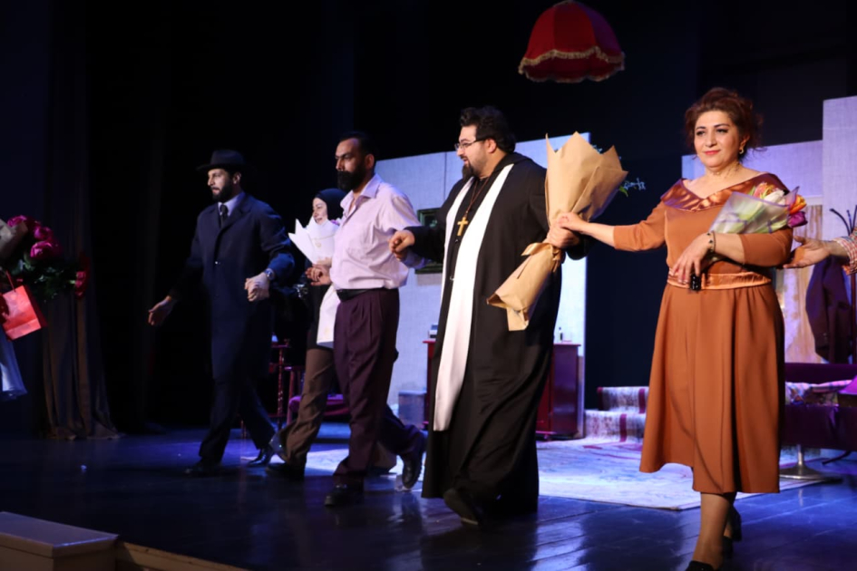 Şuşa Teatrında “Tələ” quruldu (FOTOLAR)