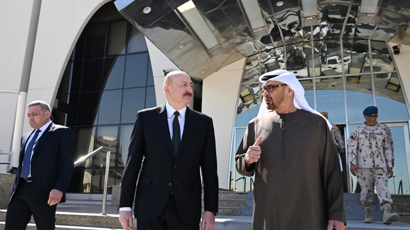 Azərbaycan və BƏƏ prezidentləri 