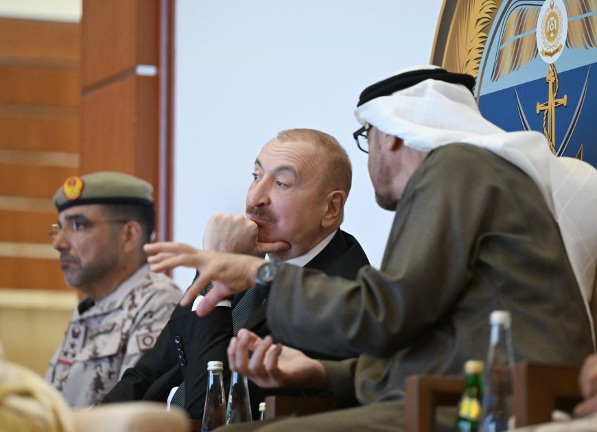 Azərbaycan və BƏƏ prezidentləri 