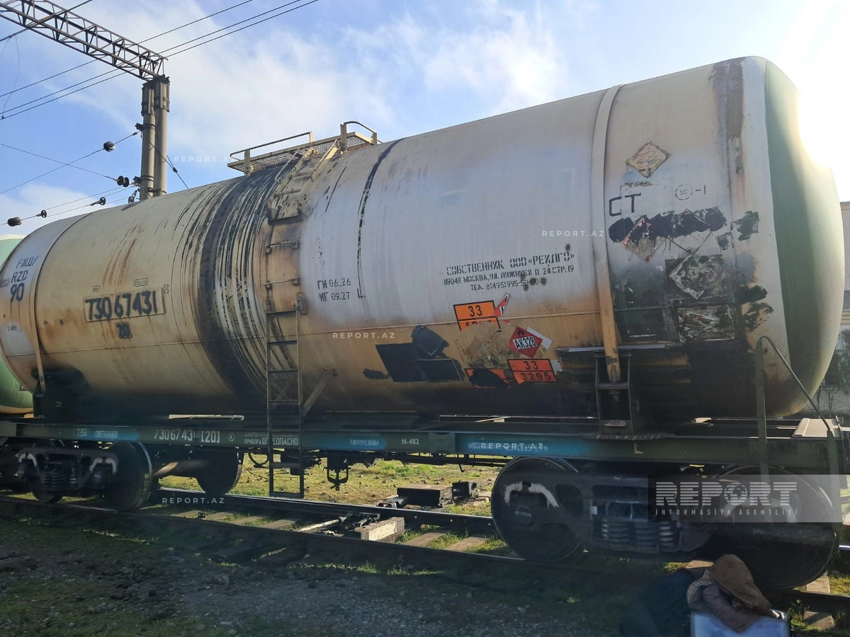 Ermənistana göndərilən Rusiya taxılı Bakıdan yola düşdü (FOTO)