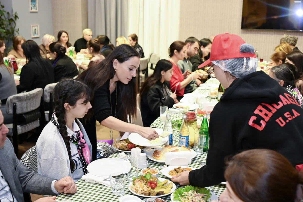 Leyla Əliyeva Qubada iftar məclisində iştirak etdi (FOTO)