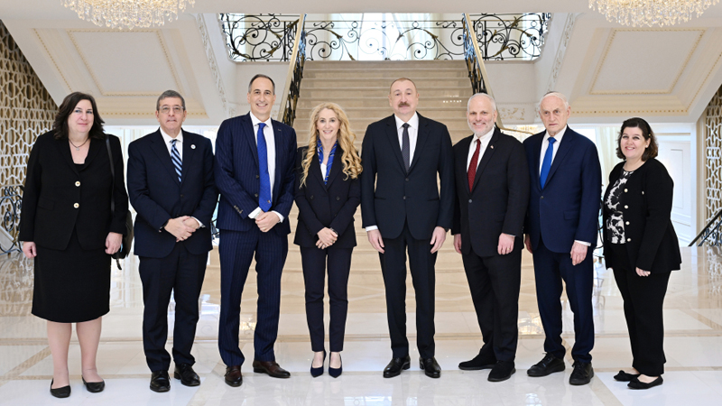 Prezident daha bir qəbul keçirdi (FOTO)