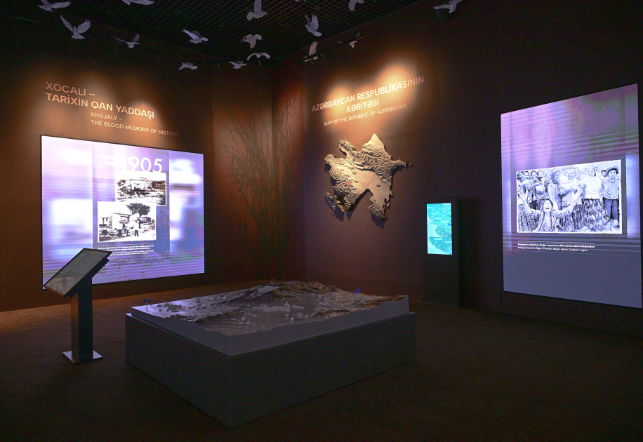 Prezident və birinci xanım Xocalı Soyqırımı Memorialının açılışında iştirak etdi (YENİLƏNİB)