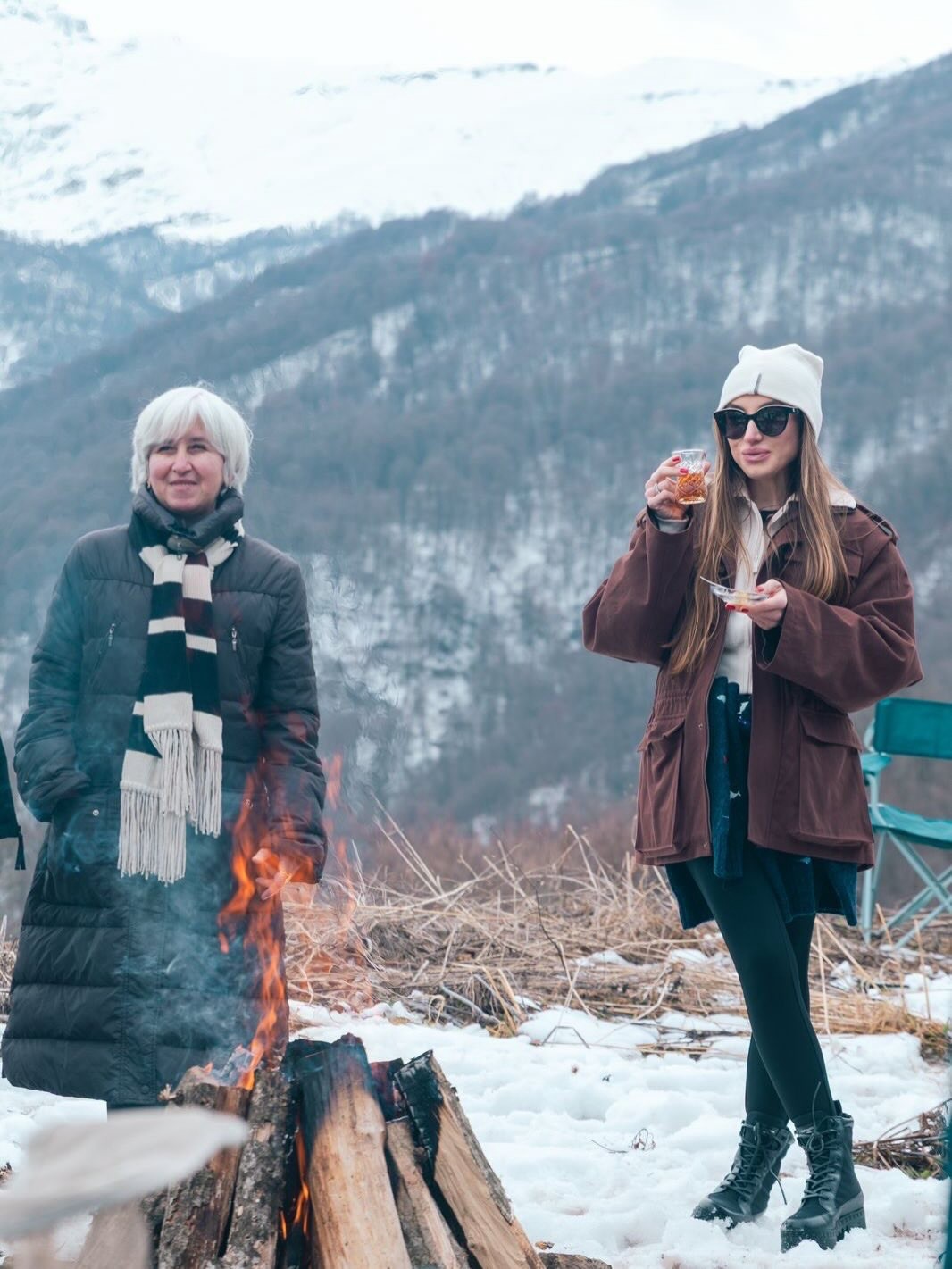 Prezidentin qızı və gəlini Göygöl Milli Parkında (FOTOLAR)