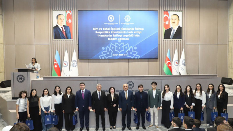 250 tələbəyə “Həmkarlar ittifaqı təqaüdü” təqdim olundu (FOTO)
