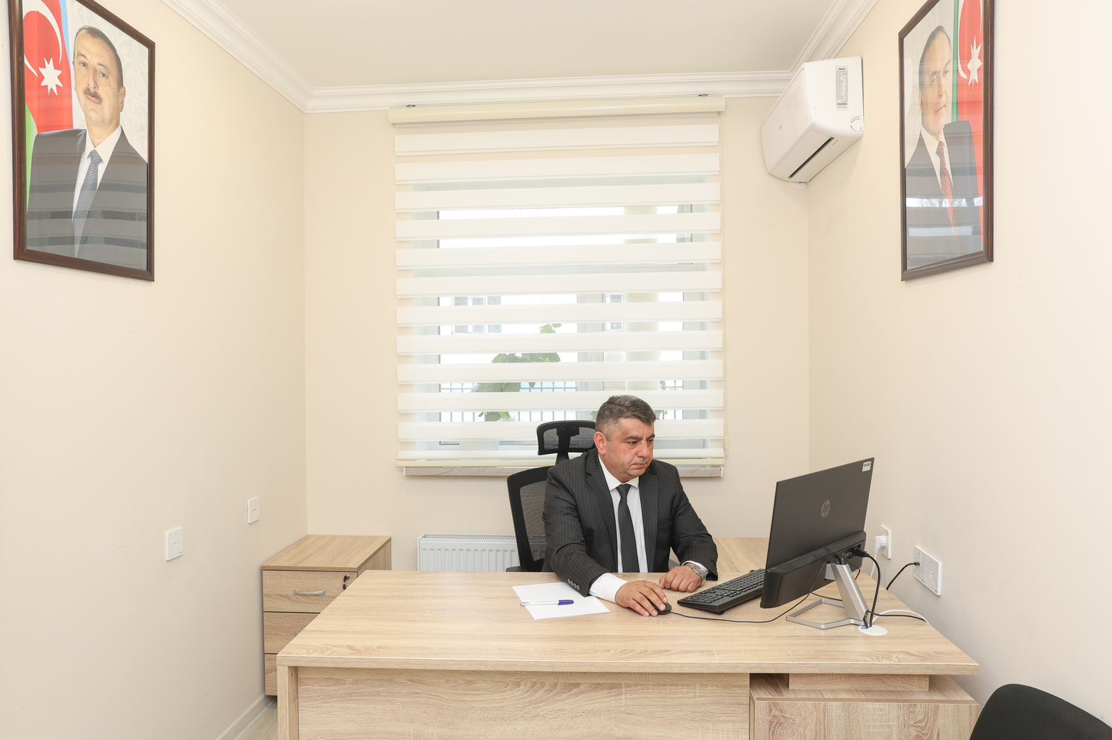 Zaur Mikayılov Nəzarət Xidmətinin 2 saylı Abşeron-Xızı regional bölməsinin yeni inzibati binası ilə tanış oldu