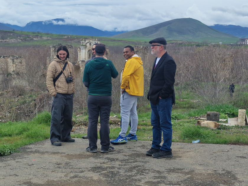 Dünya səyyahları Füzulidə (FOTO)