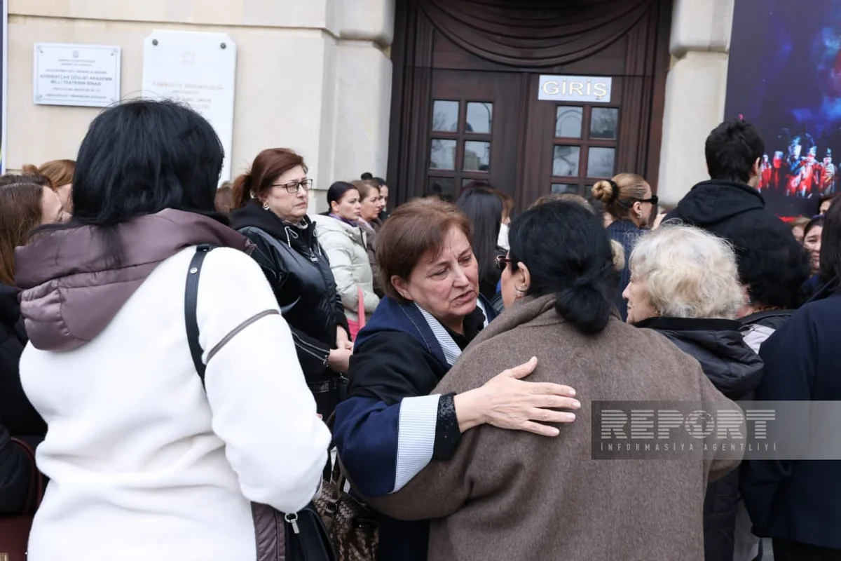 Rasim Balayevlə vida mərasimi keçirilir (YENİLƏNİB/FOTO)