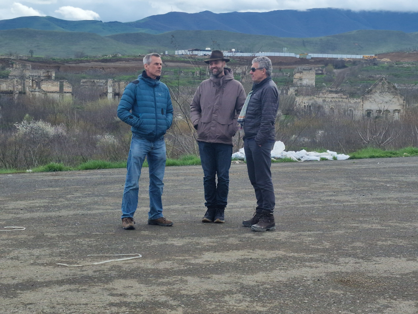 Dünya səyyahları Füzulidə (FOTO)
