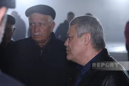 Xalq artisti Rasim Balayevin cənazəsi Bakıya gətirildi ( FOTO)