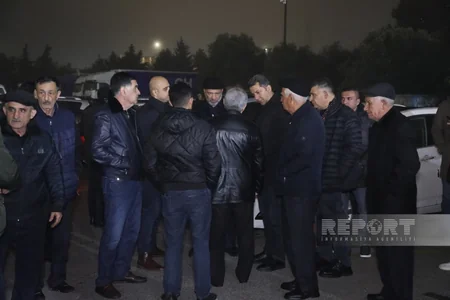 Xalq artisti Rasim Balayevin cənazəsi Bakıya gətirildi ( FOTO)