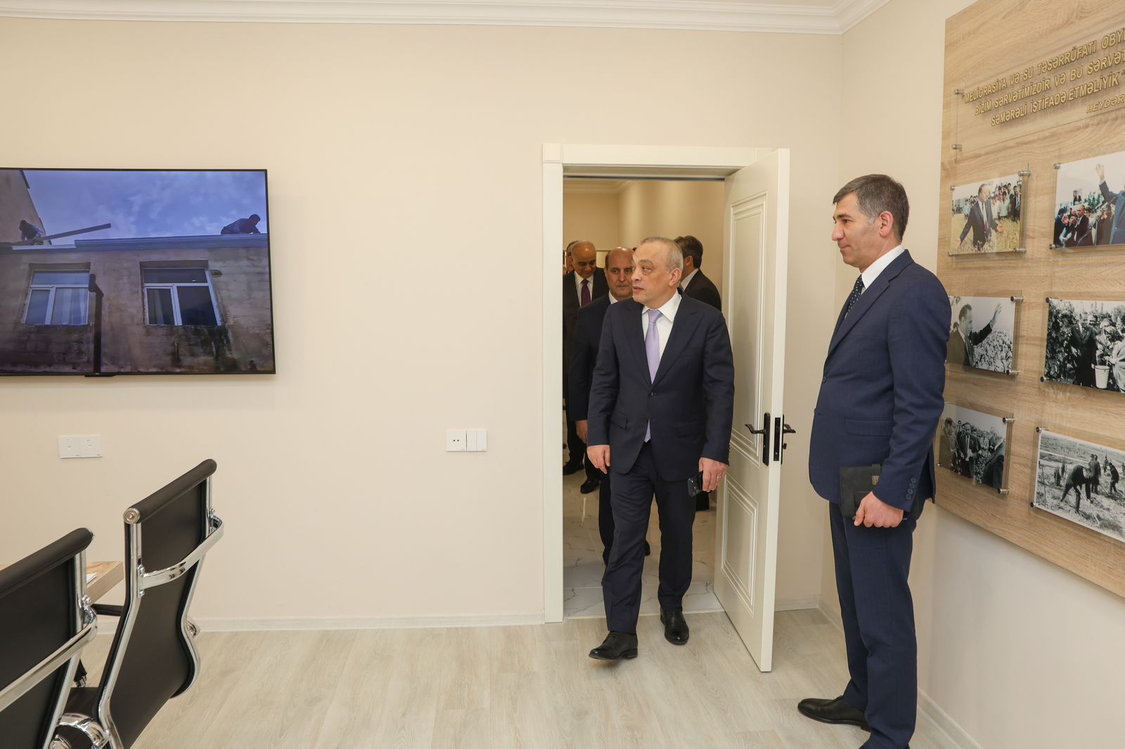 Zaur Mikayılov Nəzarət Xidmətinin 2 saylı Abşeron-Xızı regional bölməsinin yeni inzibati binası ilə tanış oldu