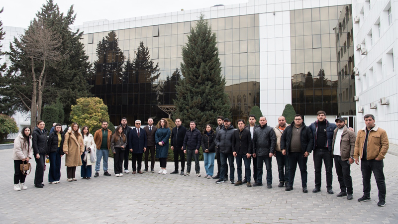 Tullantı sutəmizləyici qurğunun və kollektorun tikinti ərazisinə mediatur təşkil olundu (FOTO/VİDEO)