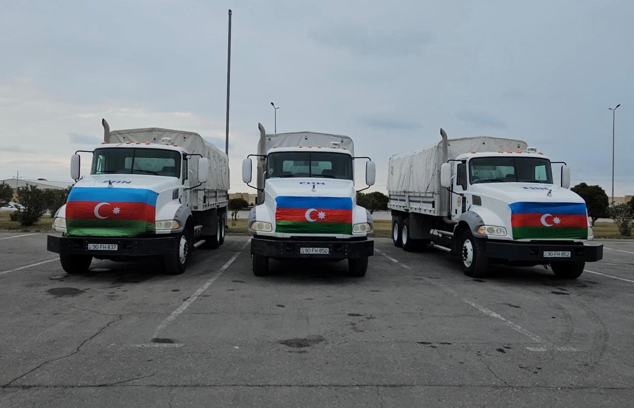 Prezidentin tapşırığı ilə İrana humanitar yardım yola salındı (FOTO)