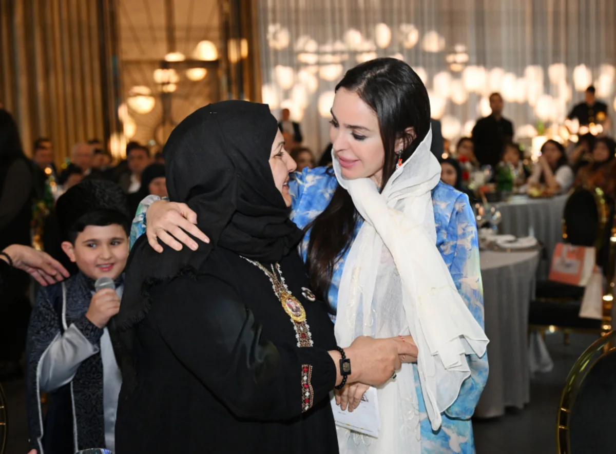 Leyla Əliyeva şəhid ailələri ilə birlikdə iftar süfrəsində iştirak etdi (FOTO)