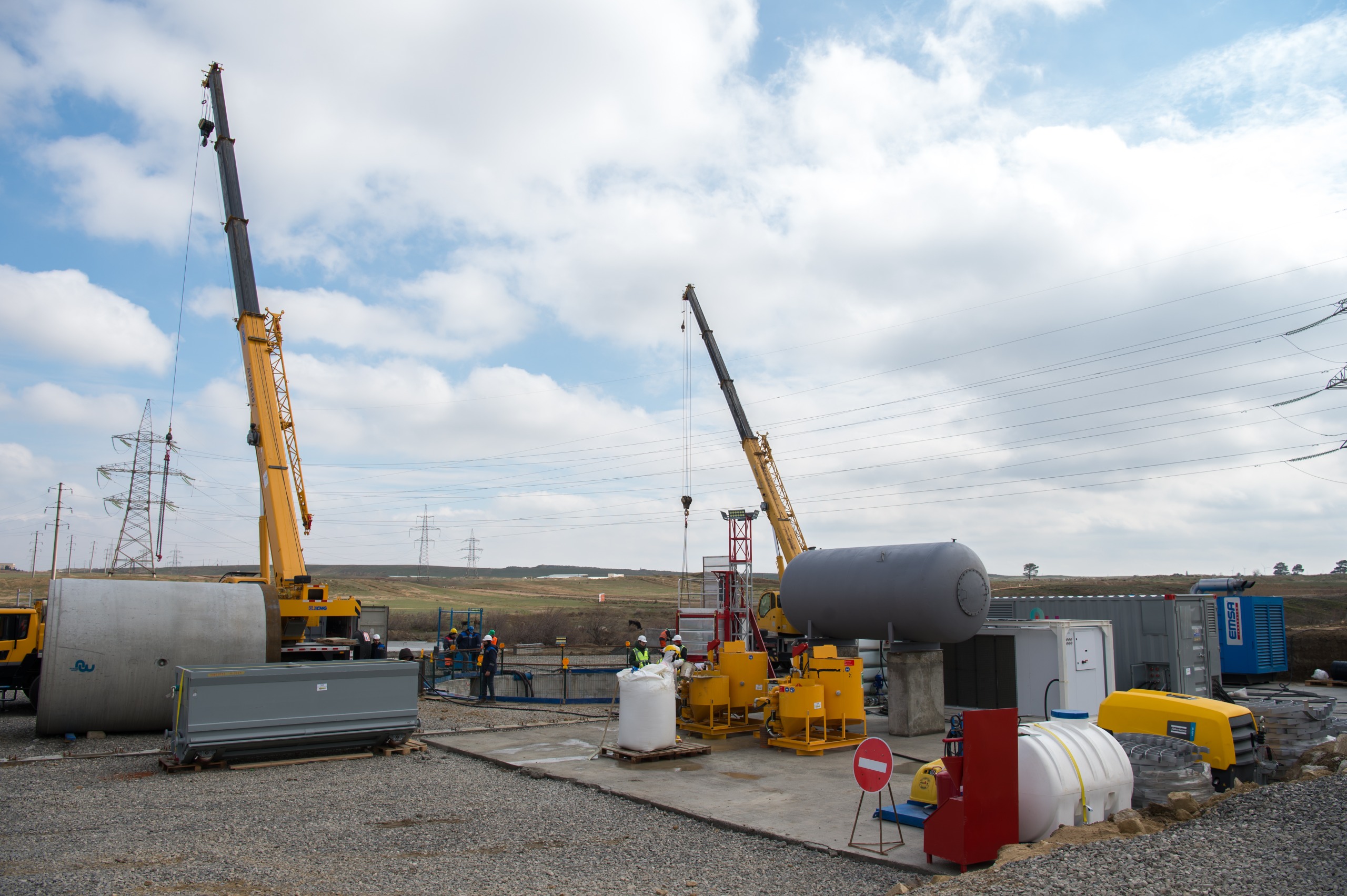 Müşviqabad hövzəsində sutəmizləyici qurğu tikilir (FOTO/VİDEO)