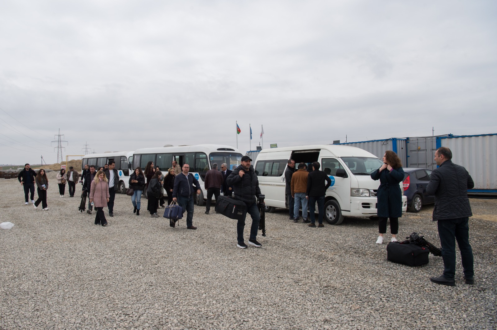 Tullantı sutəmizləyici qurğunun və kollektorun tikinti ərazisinə mediatur təşkil olundu (FOTO/VİDEO)