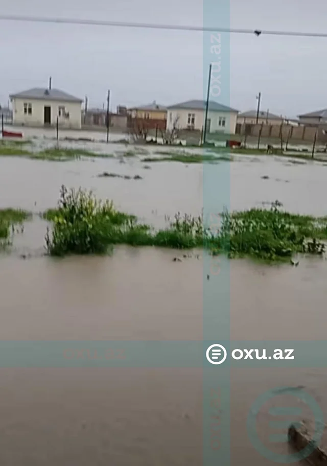 Yağış şimal rayonlarında fəsad törətdi: Xudat və Şabranı su basdı