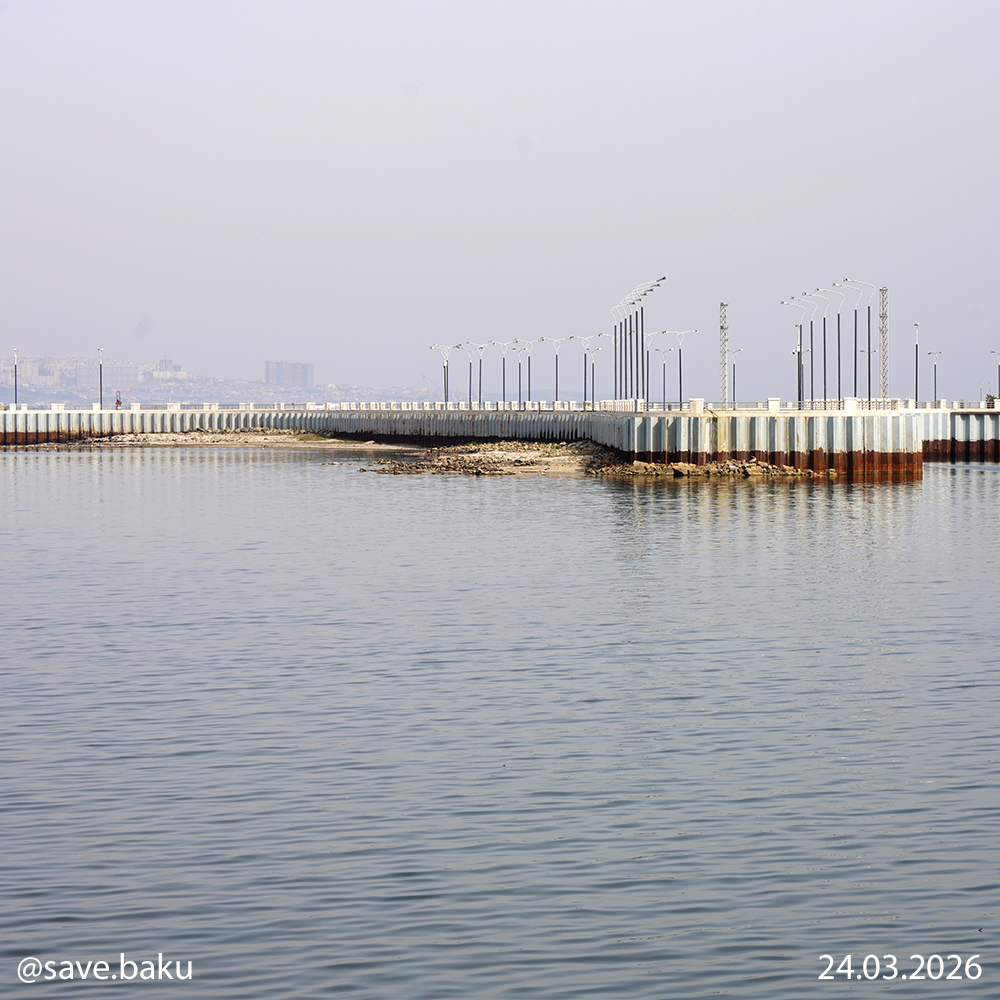 Xəzər geri çəkilir: Bakı buxtası ilə bağlı həyəcan siqnalı (FOTO)