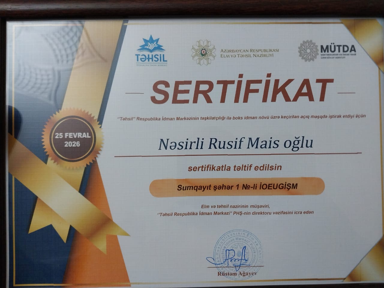 Rüfət Aslanovun yetirmələri bu dəfə də fərqləndi (FOTO)