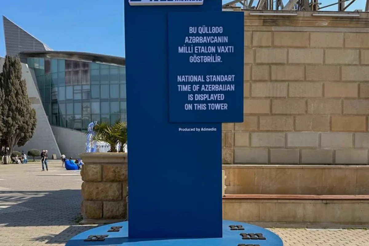 Bakının mərkəzində Milli Etalon Vaxtının göstərilməsinə başlanıldı