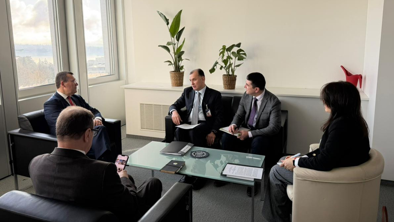 AHİK nümayəndə heyəti Cenevrədə BƏT rəsmiləri ilə görüşlər keçirdi (FOTO)