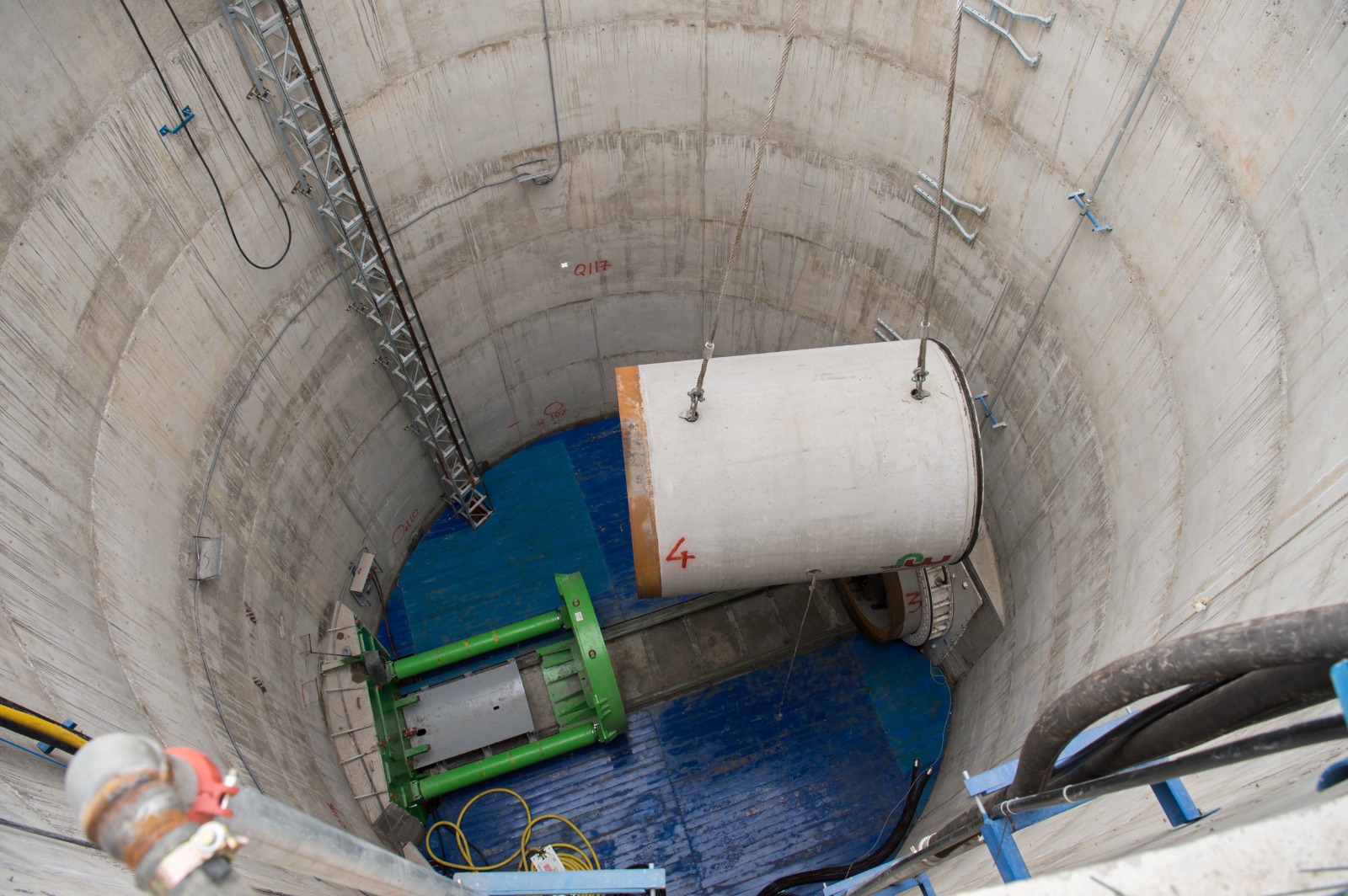 Tullantı sutəmizləyici qurğunun və kollektorun tikinti ərazisinə mediatur təşkil olundu (FOTO/VİDEO)